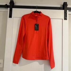 Nike Women's Long Sleeve Top - Bright Red